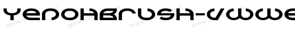 YenohBrush-Vwwe字体转换
