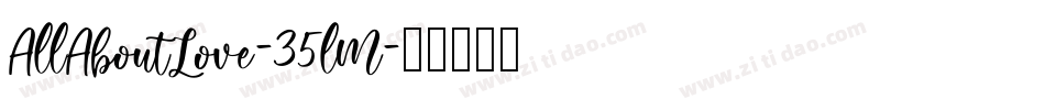 AllAboutLove-35lM字体转换