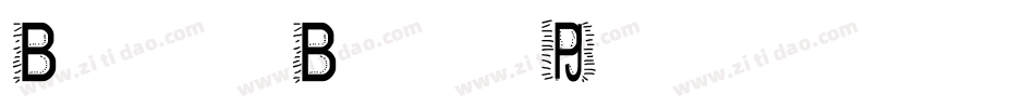 BowhouseBlack-5PJx字体转换