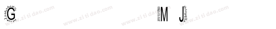 Gothiccornercaps-M2Jx字体转换