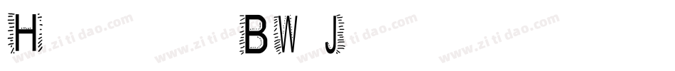 Hollister-BW0Jx字体转换