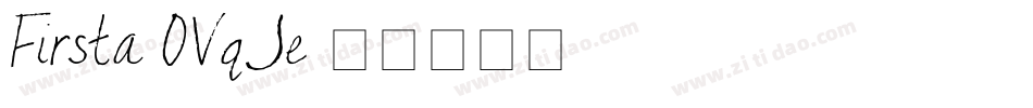 Firsta-OVqJe字体转换