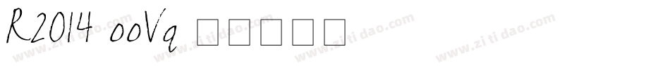 R2014-ooVq字体转换