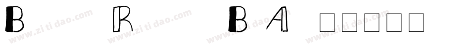 BadwolfRegular-B6A8字体转换