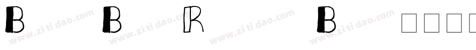BimberBrushRegular-7B6a4字体转换