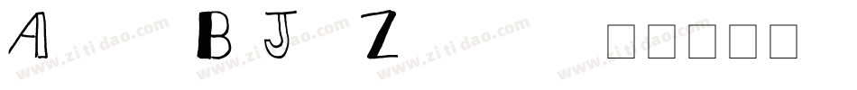 AezblotByJonZittel-z9ll字体转换