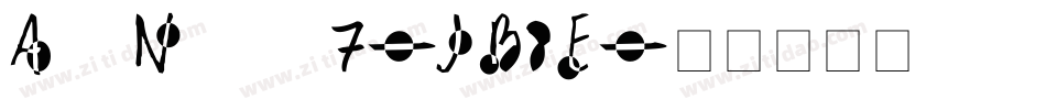 ArialNarrow7-JB8E字体转换