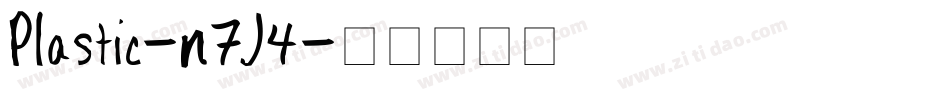 Plastic-n7J4字体转换