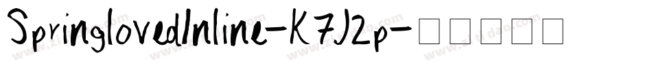 SpringlovedInline-K7J2p字体转换