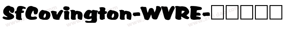 SfCovington-WVRE字体转换