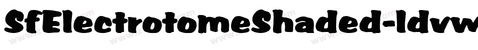 SfElectrotomeShaded-ldvw字体转换