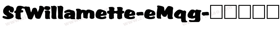 SfWillamette-eMqg字体转换