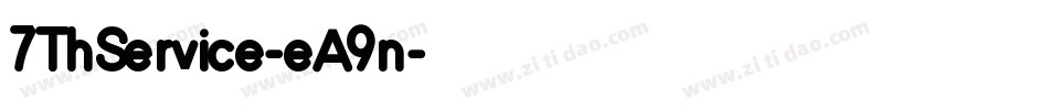 7ThService-eA9n字体转换