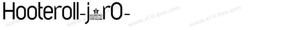 Hooteroll-j9rO字体转换