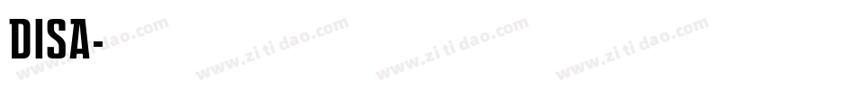 DISA字体转换
