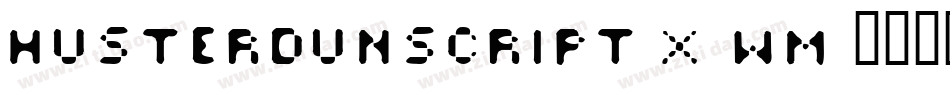 Husterdunscript-x2Wm字体转换