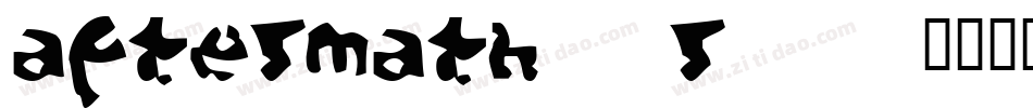 Aftermath-8R50字体转换