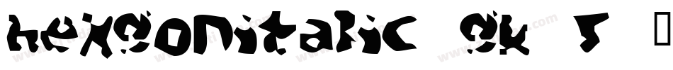 HexgonItalic-gK8R字体转换