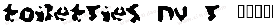 Toiletries-nv8R字体转换