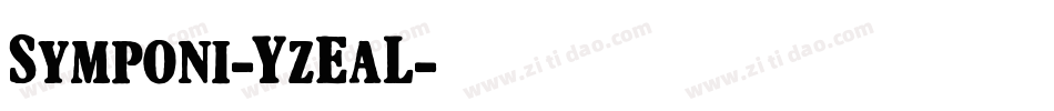 Symponi-YzEaL字体转换 Symponi-YzEaL字体转换