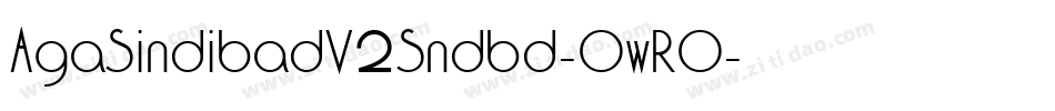 AgaSindibadV2Sndbd-OwRO字体转换