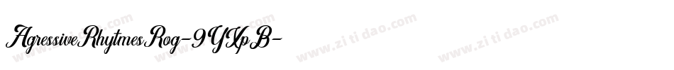 AgressiveRhytmesRog-9YXpB字体转换