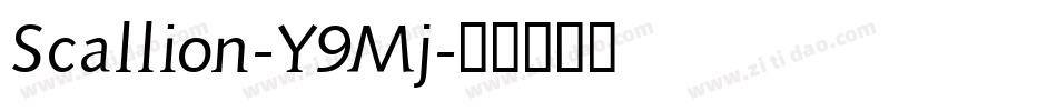 Scallion-Y9Mj字体转换
