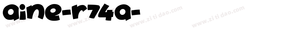 Aine-R74A字体转换