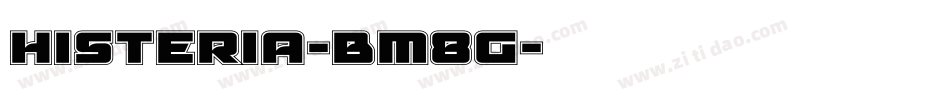 Histeria-BM8G字体转换