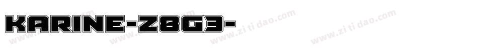 Karine-z8G3字体转换