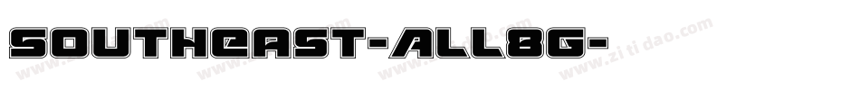 SouthEast-ALL8g字体转换 SouthEast-ALL8g字体转换