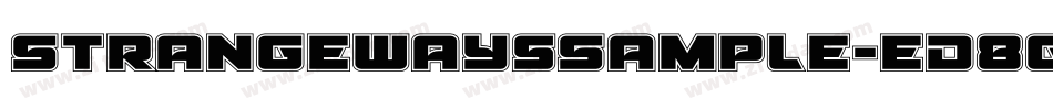 StrangewaysSample-eD8g字体转换