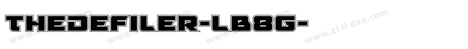 TheDefiler-LB8g字体转换 TheDefiler-LB8g字体转换