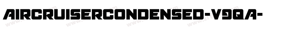 AircruiserCondensed-v9qA字体转换