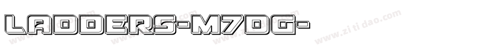Ladders-m7dG字体转换