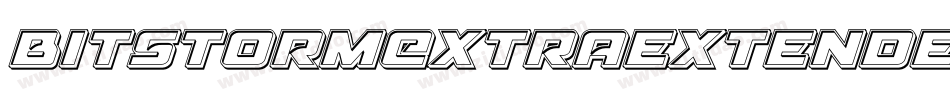 BitstormExtraextended-85XM字体转换