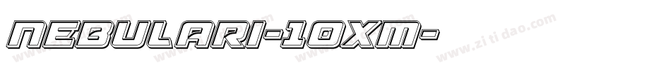Nebulari-10xM字体转换