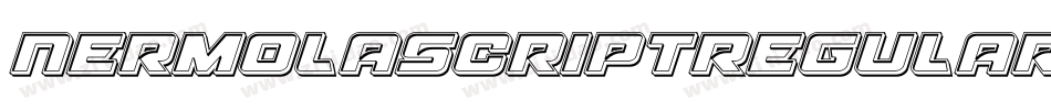 NermolaScriptRegular-XmDg字体转换