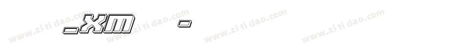 华文线黑_XM转换器字体转换