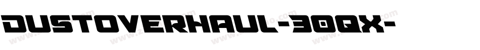 DustOverhaul-30qX字体转换