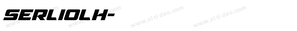 SerlioLH字体转换