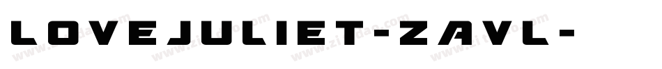 Lovejuliet-zAvL字体转换