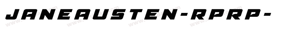 Janeausten-rpRp字体转换