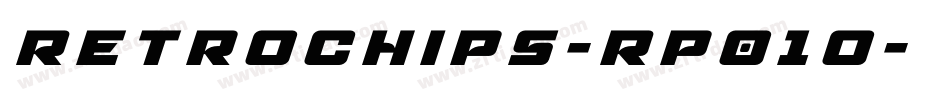 Retrochips-Rp01o字体转换