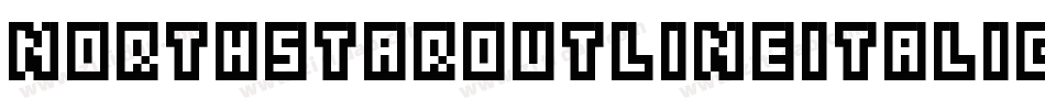 NorthstarOutlineItalic-lmZ5字体转换