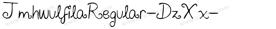 JmhwulfilaRegular-DzXx字体转换 JmhwulfilaRegular-DzXx字体转换