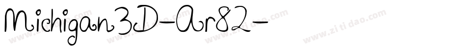 Michigan3D-Ar82字体转换