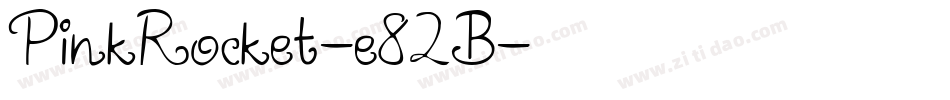 PinkRocket-e82B字体转换