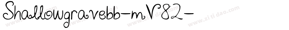 Shallowgravebb-mV82字体转换