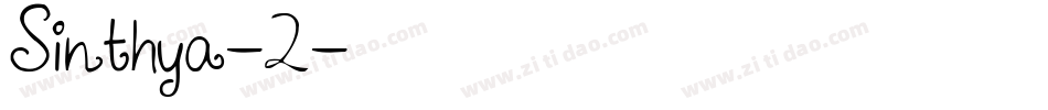 Sinthya-2字体转换